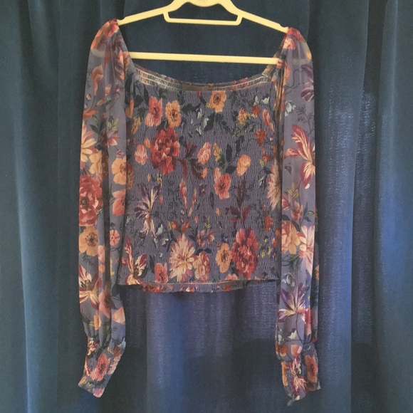 NWT Anthropologie | Smocked Bodice Blouse - Picture 2 of 8